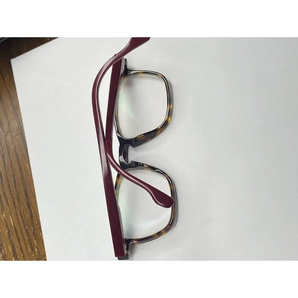 Anne ET Valentin Eyeglass‎ Frames ONLY No Limit 1345 Tortoise Brown Burgundy 140 - Picture 7 of 7